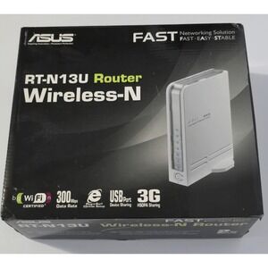 Asus RT-N13U Wireless-N Router Dual-Band Wireless Wi-Fi In‎ Box